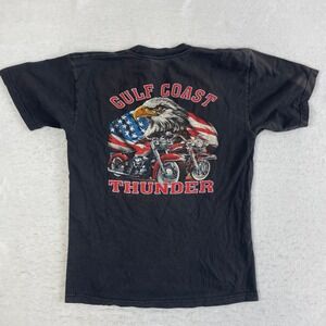 Tornado Gulf Coast Thunder 2001 T-Shirt Mens Large Black Vintage Biloxi MS Tee